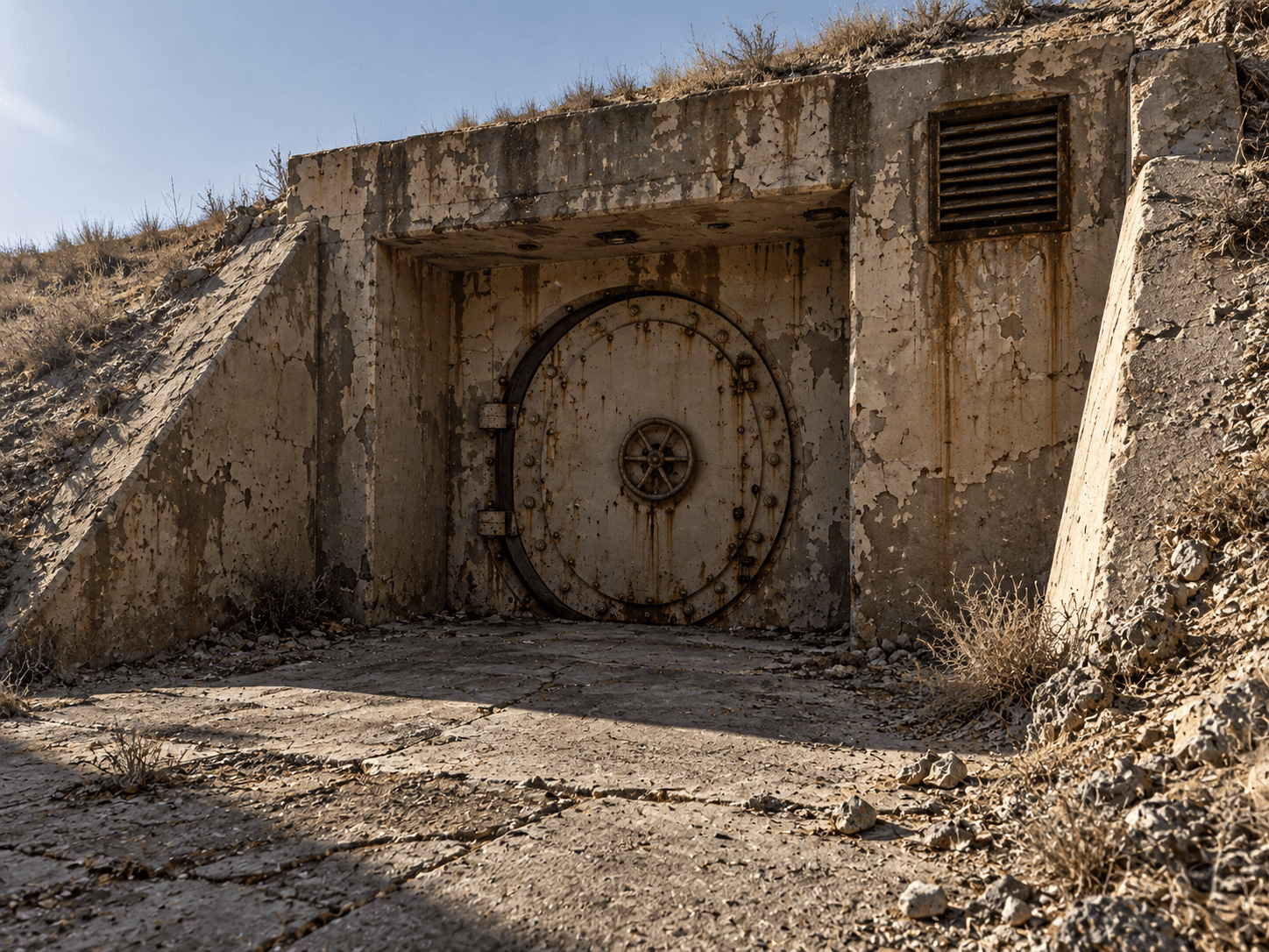 Bunker entrance
